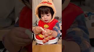 【子供】みんなも小さい頃食べた？ 🥓🥓🥓#shorts #子育て #ヨメダン #子供