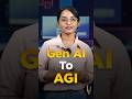 🔥The Difference between Gen AI vs AGI | Generative AI Vs AGI #Shorts #Simplilearn