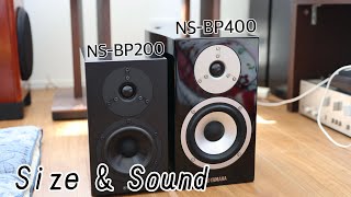 NS-BP200 vs NS-BP400 size \u0026 sound