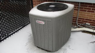 2019 Lennox Elite XP16 Heat Pump - Full Defrost Cycle (W/ Steam)