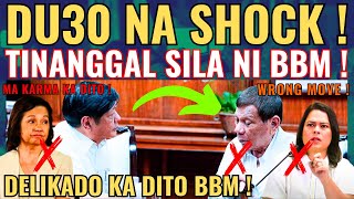 DUTERTE NA SHOCK! GRABE! PBBM TINANGGAL KASI SI VP SARA, ARROYO AT SI ERAP! DELIKADO SI PBBM DITO!