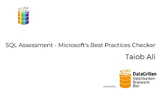 Taiob Ali - SQL Assessment, Microsoft's Best Practices Checker