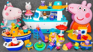 99 Minutes of Satisfying ASMR Unboxing | Adorable Peppa Pig Cruise Ship Playset \u0026 Peppa's Boat Toys💙