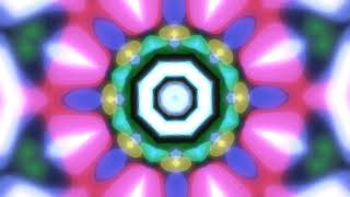 Misztikus meditáció, kaleidoszkópikus, relaxációs, pszichedelikus videó. 432HZ