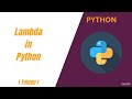 Learn Lambda Function | Python | Telugu
