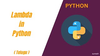 Learn Lambda Function | Python | Telugu