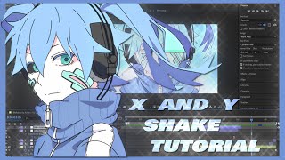 x and y shake tutorial (no plugins needed) [after effects]