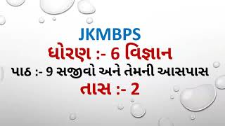 JKMBPS ધોરણ:-6 વિજ્ઞાન પાઠ:-9 તાસ:-2 (નિવાસસ્થાનના પ્રકારો વિશે સમજૂતી).