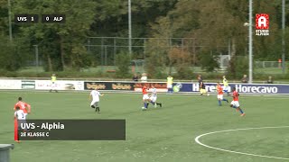 Samenvatting UVS - Alphia (zaterdag 30 september)