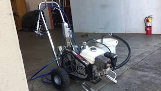 Titan Speeflo Powrtwin 6900 XLT Airless Paint Sprayer Honda Gas GX160 Engine