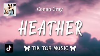 Conan Gray Heather Lyrics Slwoed Tiktok Song youre cute Only if you knew how much I liked you