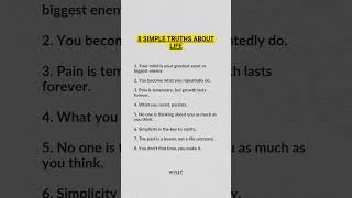 8 Simple Truths About Life