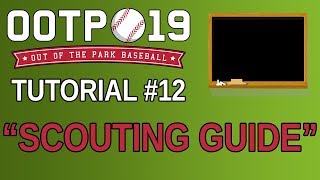 OOTP 19 Tutorial #12 - Scouting Guide