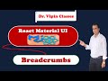 24. React Material UI Breadcrumbs | Dr Vipin Classes