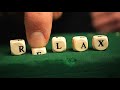 ASMR Letter cubes against wet floral foam