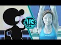 Wii Fit Trainer VS Mr. Game And Watch (Fight Only)