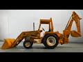 INTERNATIONAL HARVESTER ERTL Tractor Loader Backhoe Restoration, Model 3500