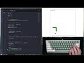 ASMR Programming - Coding a JavaScript Snake Game - No Talking