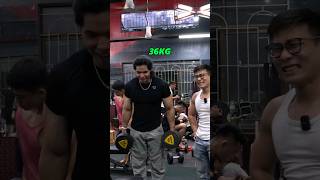 Thi nâng tạ với Mai Quang Huy thắng Mai Thế Dân NHẬN 100.000$ @maiquanghuyy #gym #challenge