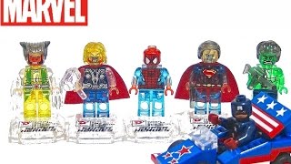 【レゴ風】超レアなアベンジャーズのクリアミニフィグをレビュー！！ マーベルスーパーヒーローズ MARVEL SUPERHEROES