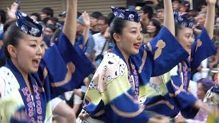 流し踊り「ひょっとこ連（+うずき連）」第61回東京高円寺阿波おどり（2017.8.27）