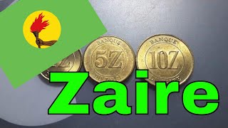 Last coins of the Zaire