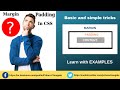 Padding Vs Margin CSS3 and CSS | with practical example.