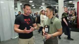 Chris Tran talks with Colorado Shooting Sports, LLC AK Lightning Bolt - Shot Show 2015