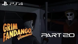 Grim Fandango Remastered Walkthrough Gameplay Part 20 - Saving Glottis