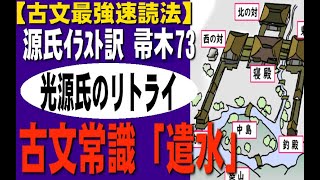 「帚木73」光源氏のリトライ＆古文常識「遣水」【源氏物語ｲﾗｽﾄ訳】