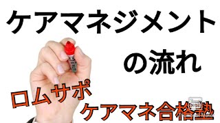 ケアマネ合格塾【ケアマネジメントの流れ】