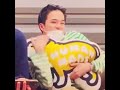 asahi's reaction when someone commented that his pillow is cute