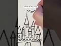 Sketching disaster: Left my goblin out! #easyart #howtodraw #castledrawing