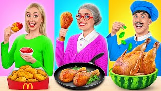 Кулинарный Челлендж: Я против Бабушки | Кухонные Лайфхаки и Хитрости от Mega DO