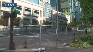 Sparse streets around Justice Center to begin day 6 of protests in Portland