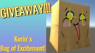 AQ3D GIVEAWAY! Korin's Bag of Excitement!!!