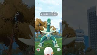 드디어 디아루가 이로치 떴다💚💙#pokemongo #포켓몬고 #디아루가