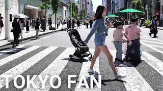 日比谷公園・銀座散歩 |【4K】 Walking Hibiya Park and Ginza Tokyo Japan (May 2024)