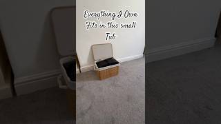 Everything I Own: EXTREME MINIMALIST #minimalism