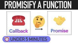 Promisify functions and avoid callback hell | async javascript