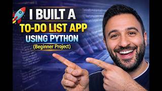 🎯 I Built a To-Do List App Using Python (Beginner Project)