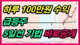 급등주 5일선 매매기법