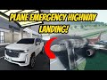 Greenville, Wisc Roblox l Realistic Plane Trip EMERGENCY Highway Landing Roleplay