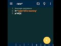 escape sequence in python