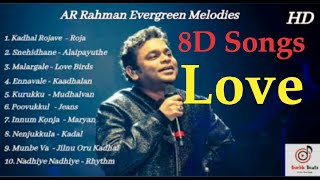 A.R.Rahman 8D Audio Songs Jukebox