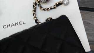 Chanel 黑胖子 钻球 17cm Luxury Bags