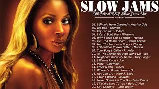 SLOW JAMS LOVE SONGS MIX - R. Kelly, Jodeci, Joe, Keyshia Cole, Mary J. Blige - R&B MIX 90S AND 2020
