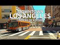 Driving Downtown Los Angeles Under Lockdown - Broadway, Main, 11th, Olympic, California, USA -2.7K