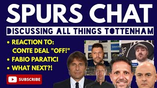 SPURS CHAT: ANTONIO CONTE DEAL OFF! What's Next for Tottenham Hotspur?!