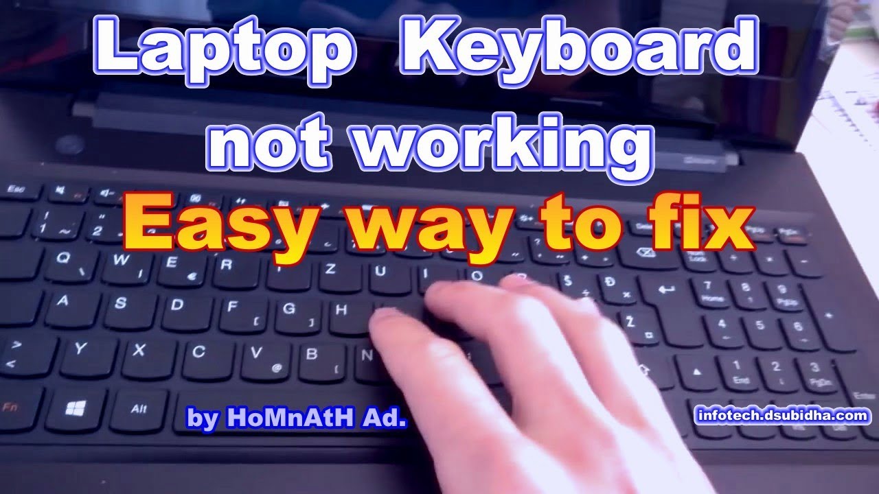 Laptop Keyboard Not Working Easy Fix 100% 2019 - YouTube